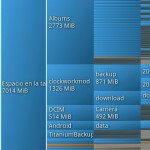 Espacio usado en tarjeta SD
