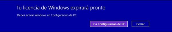 Como solucionar error “Tu licencia expirará pronto” en Windows 7, 8 y 10