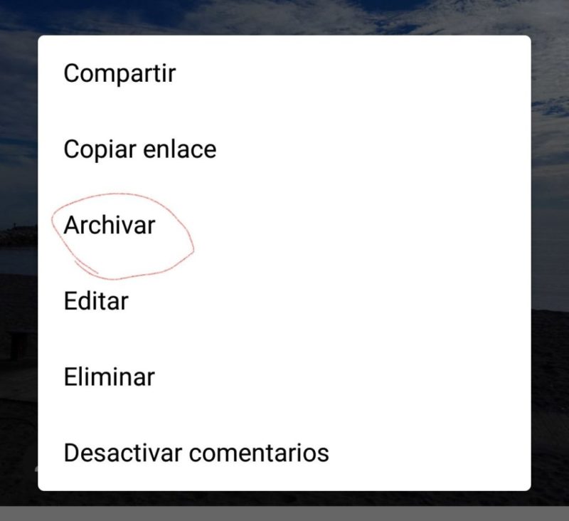 como archivar publicaciones en instagram