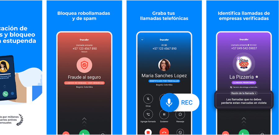 Truecaller: ID y llamadas spam