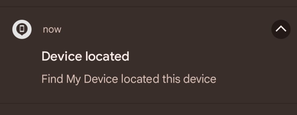 Device Located With Google Find My Device