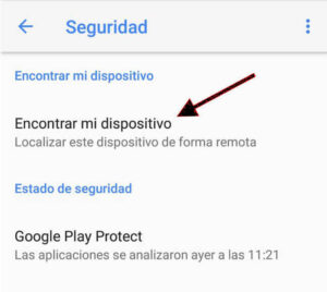 Localizar tu celular con Google en terminales antiguos