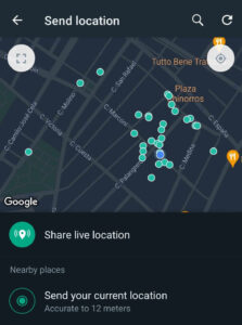 Track cellphone using Whatsapp: Live Location